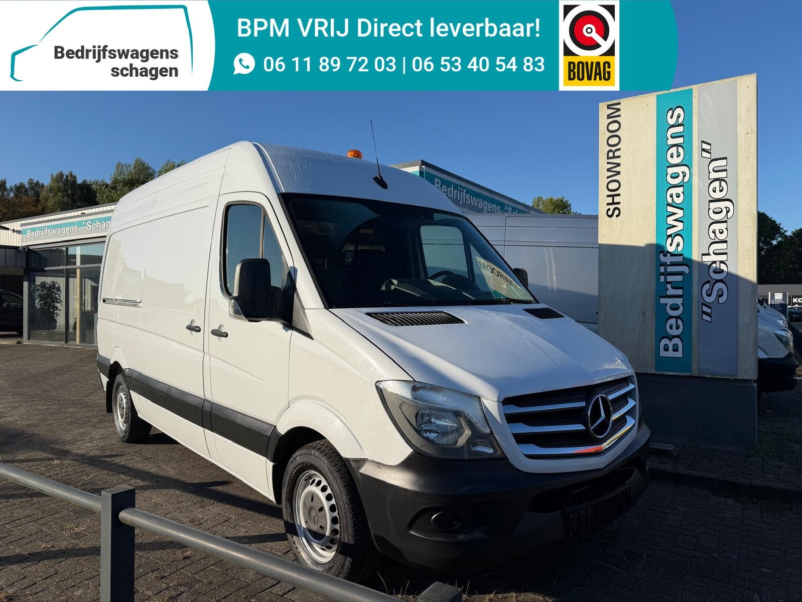 Mercedes-Benz Sprinter 314 CDI L2H2 E6 Automaat | Trekhaak |, Auto's, Bestelauto's, Automaat, Gebruikt, Wit, Bedrijf