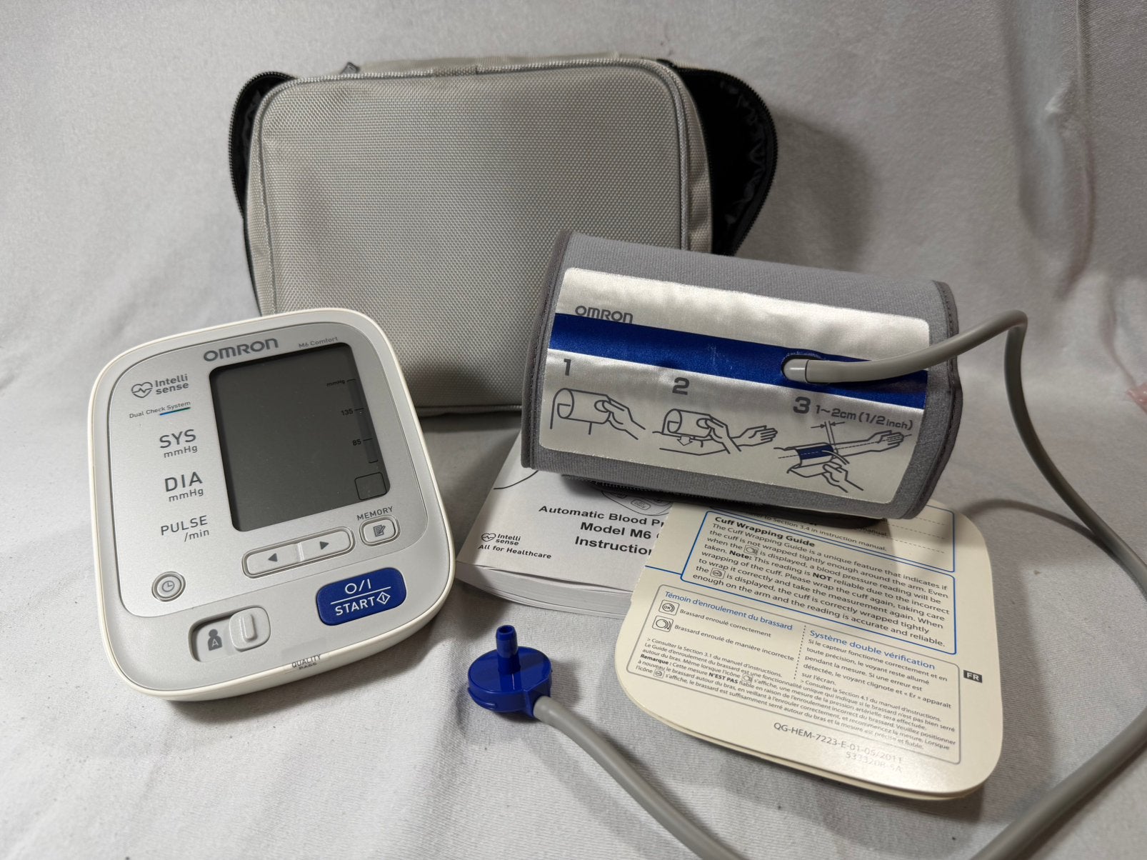 Omron M6 Comfort bloeddruk meter, Ophalen of Verzenden, Zo goed als nieuw, Overige typen