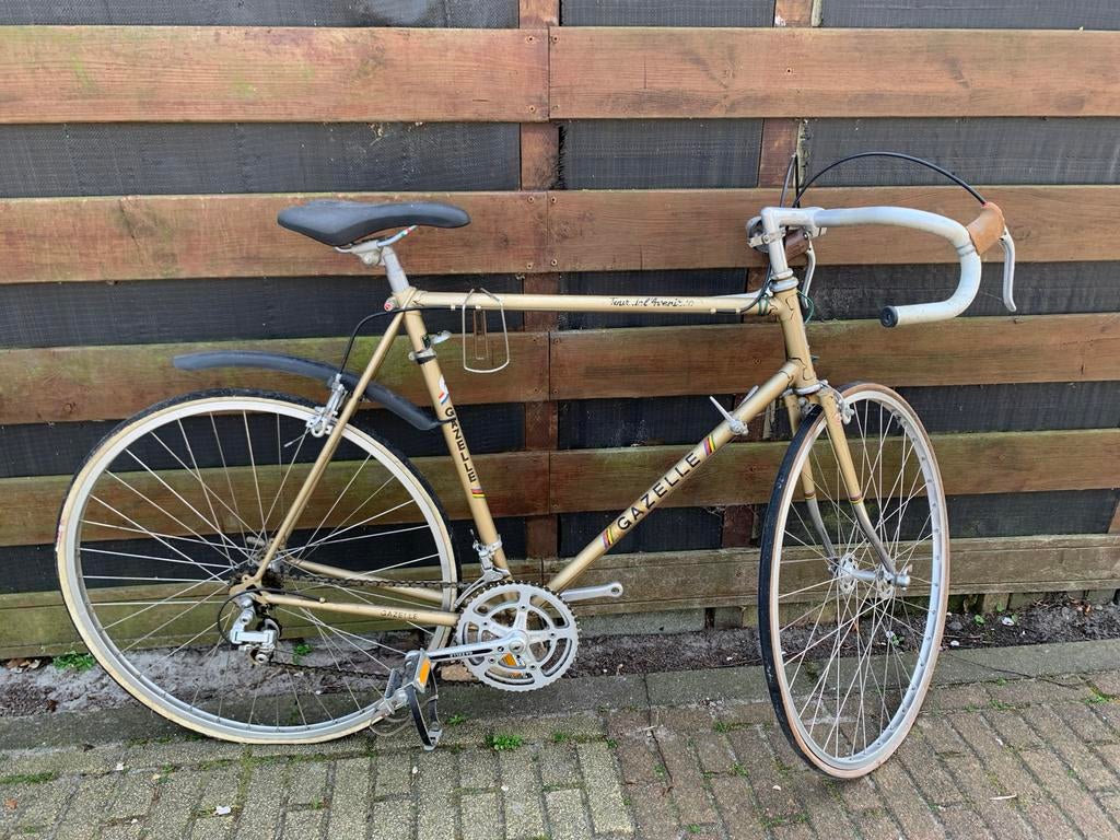 Retro Gazelle Tour de l’Avenir racefiets - Opknapper, Fietsen en Brommers, Fietsen | Racefietsen, Ophalen, Gebruikt, Gazelle, Minder dan 10 versnellingen