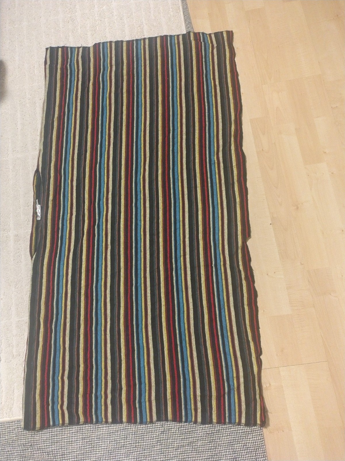 Kleurrijke Mexicaanse gestreepte poncho (One Size), Carnaval, Maat 46/48 (XL) of groter, Ophalen of Verzenden, Kleding