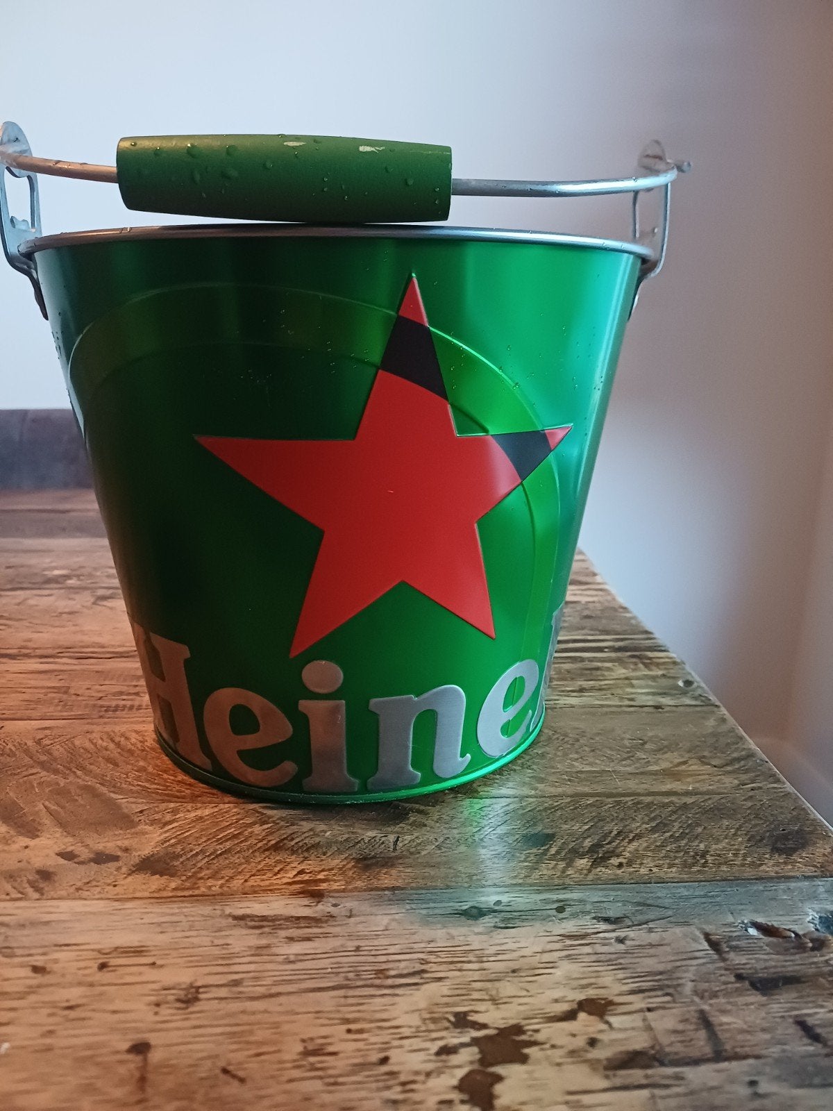 Heineken IJsemmer met Flesopener, Verzamelen, Ophalen of Verzenden, Gebruikt, Flesopener, Heineken