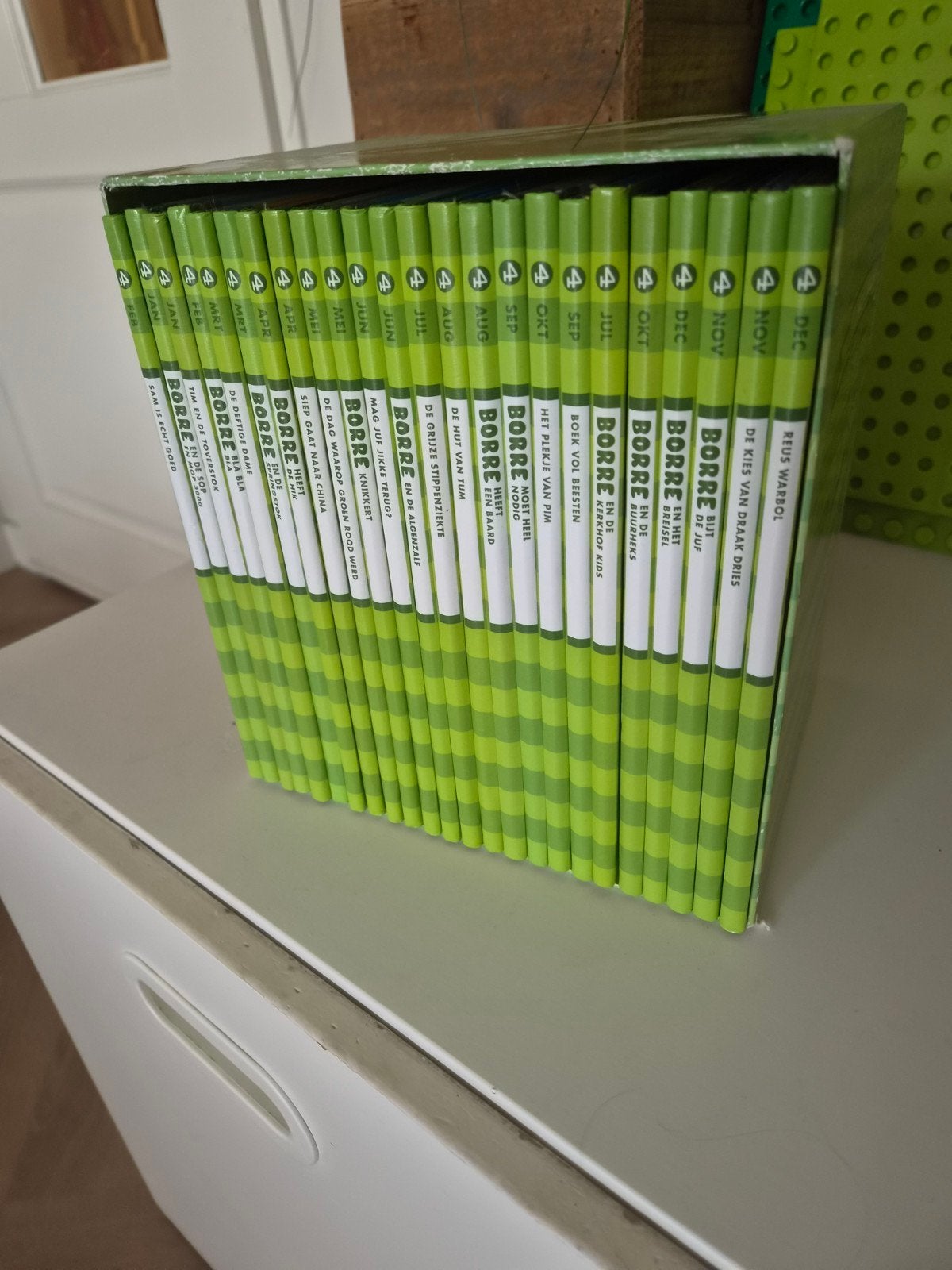 Borre Leesclub Groep 4 - Complete Box met 24 Boeken, Ophalen, Gelezen, Fictie algemeen