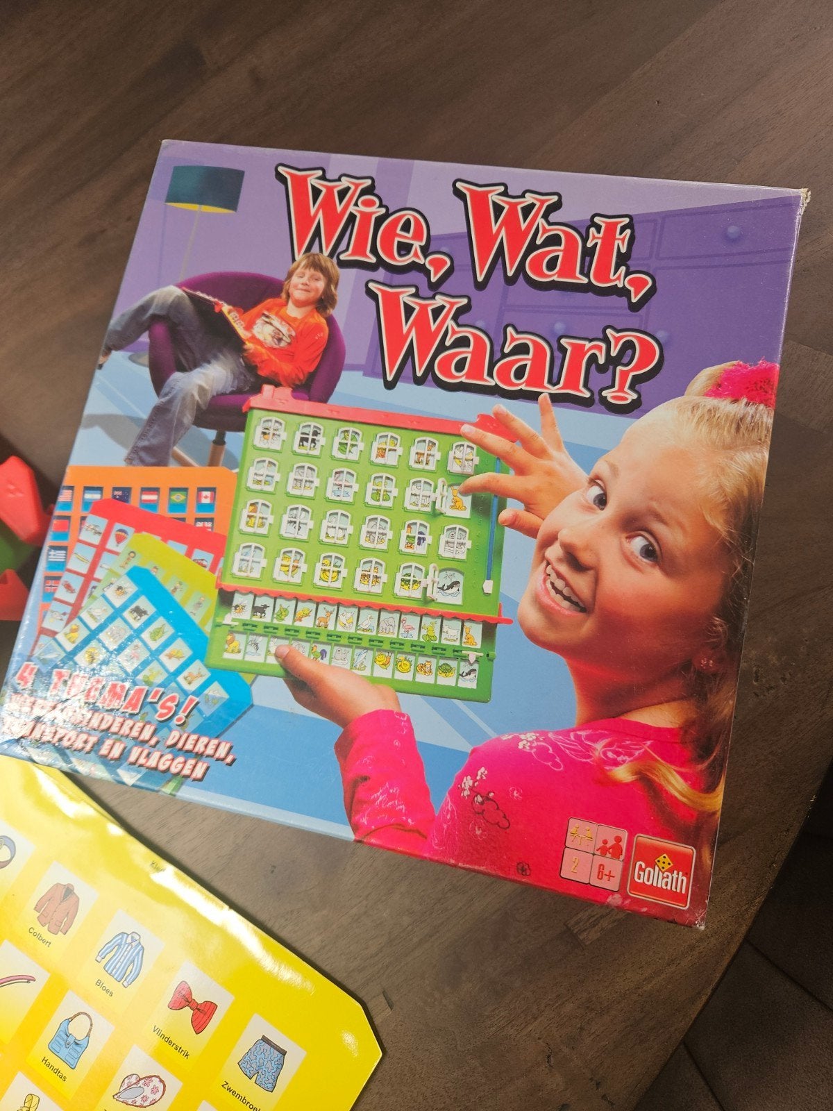 Spel: wie wat waar., Hobby en Vrije tijd, Gezelschapsspellen | Bordspellen, Ophalen of Verzenden, Zo goed als nieuw