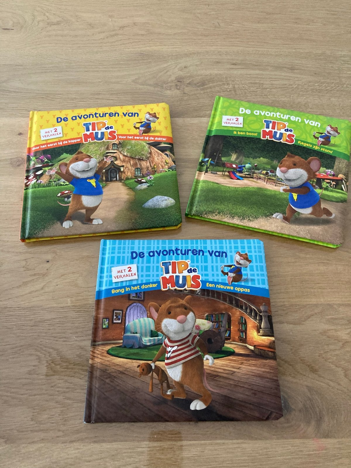 3 nieuwe boekjes Tip de Muis - elk 2 verhalen, Boeken, Fictie algemeen, Jongen of Meisje, Ophalen of Verzenden, Zo goed als nieuw