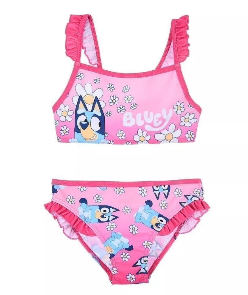Bluey Bikini - Roze - Maat 98 -  104 - 110, Maat 98, Bikiniset, Nieuw, Ophalen of Verzenden