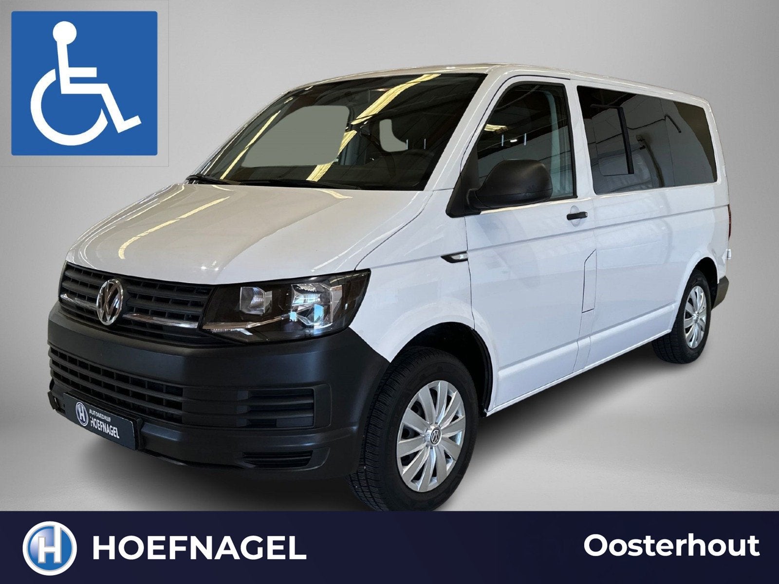 Volkswagen Transporter 2.0 TDI L1H1 ROLSTOEL / INVALIDE BUS, Auto's, Bestelauto's, Voorwielaandrijving, Stof, Gebruikt, 4 cilinders