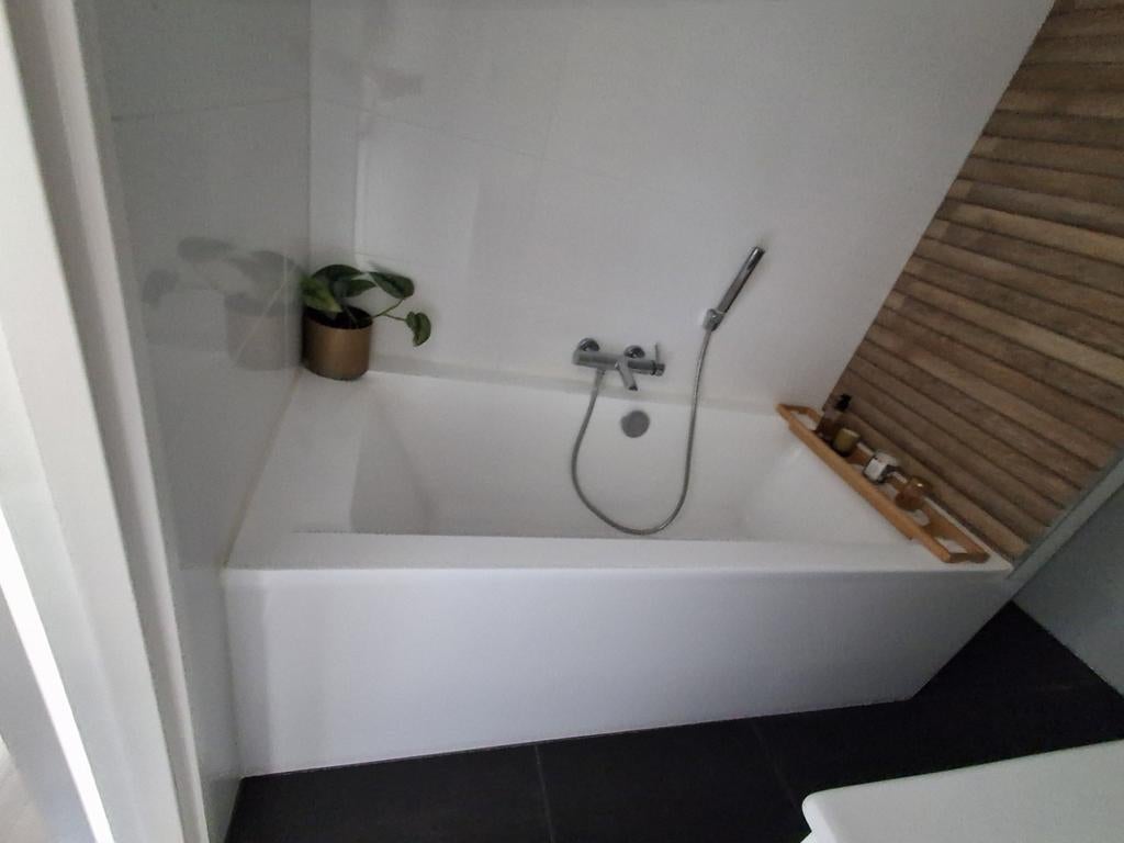 Ligbad 170x75 cm met kraan en handdouche, Ophalen of Verzenden, Gebruikt, Chroom, Bad