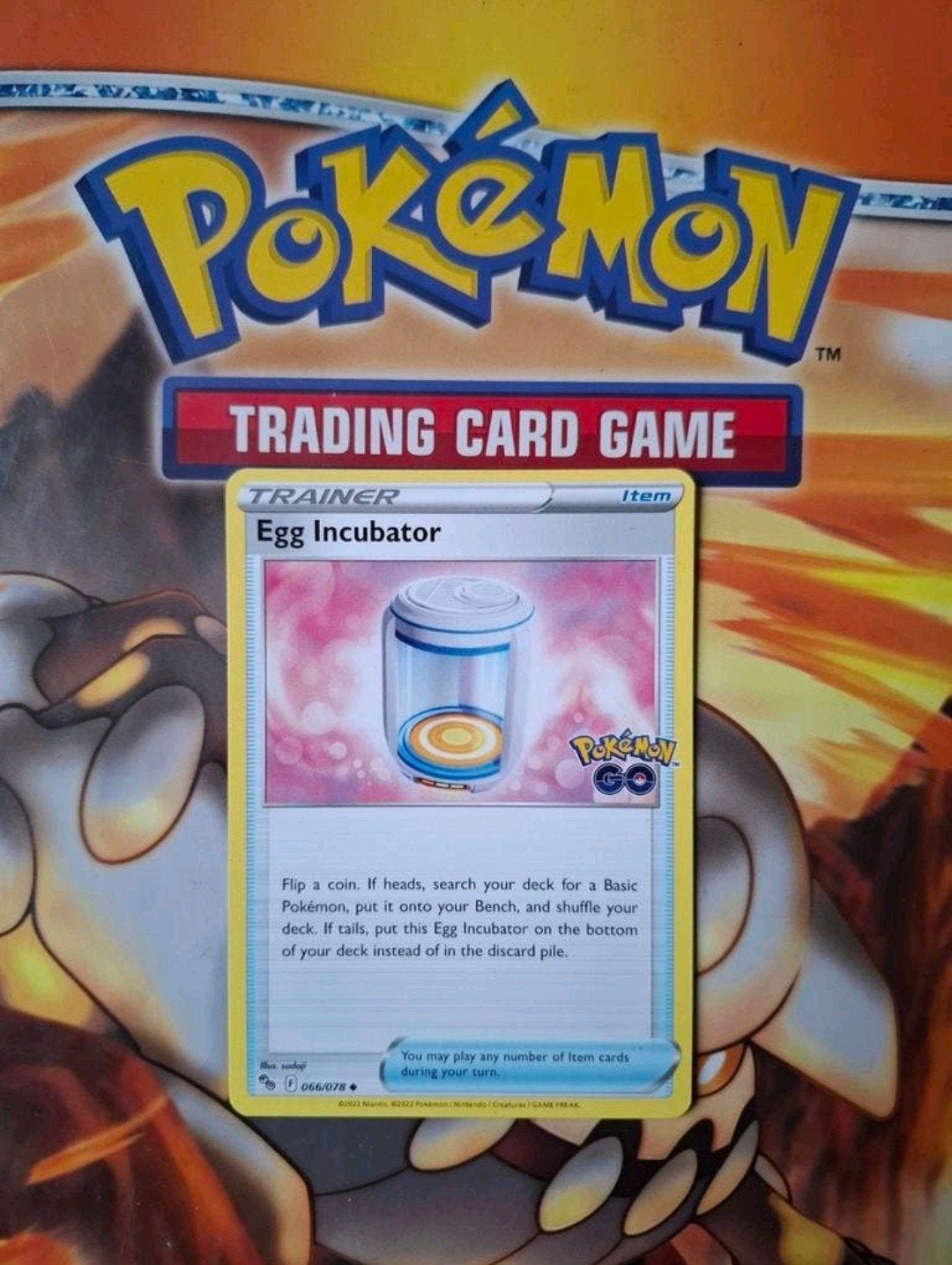 Egg incubator 066/078 Pokemon Go set nm, Ophalen of Verzenden, Zo goed als nieuw, Losse kaart
