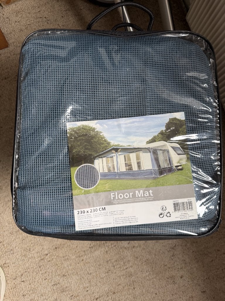 2  STUKS TENT - VOORTENT of LUIFEL VLOER KLEED 230 x230 cm, Ophalen, Nieuw