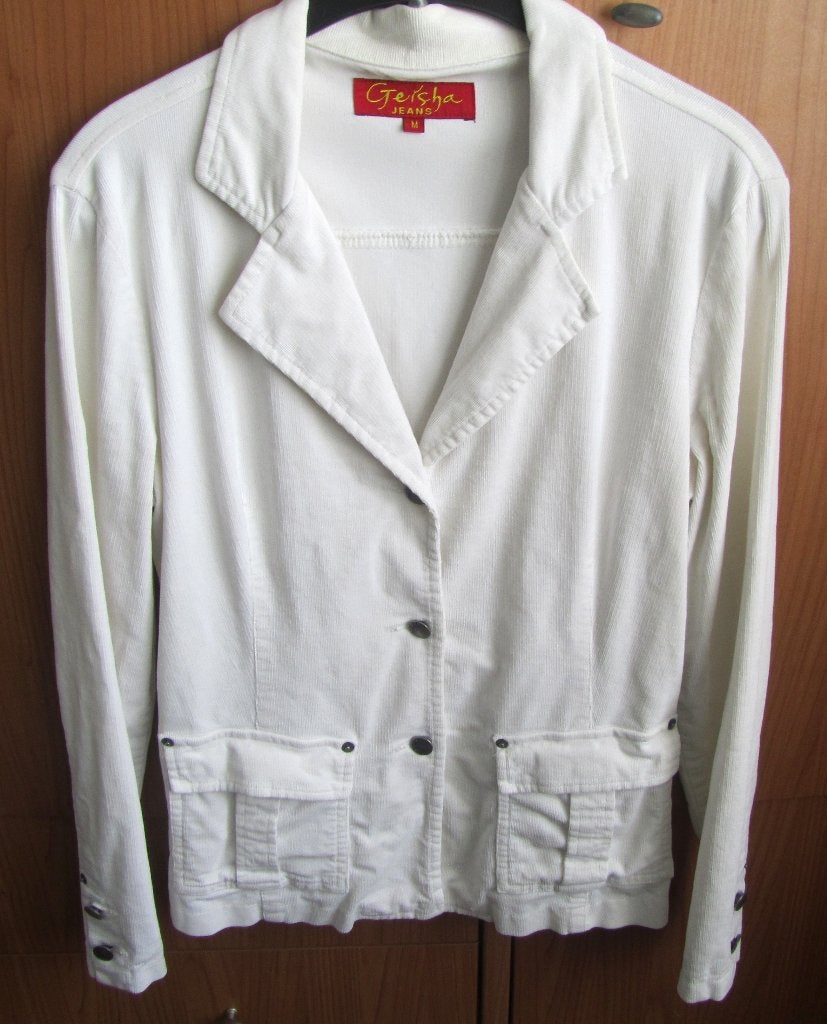 Prachtige Geisha blazer jeans maat M, Verzenden, Zo goed als nieuw, Maat 38/40 (M), Overige kleuren