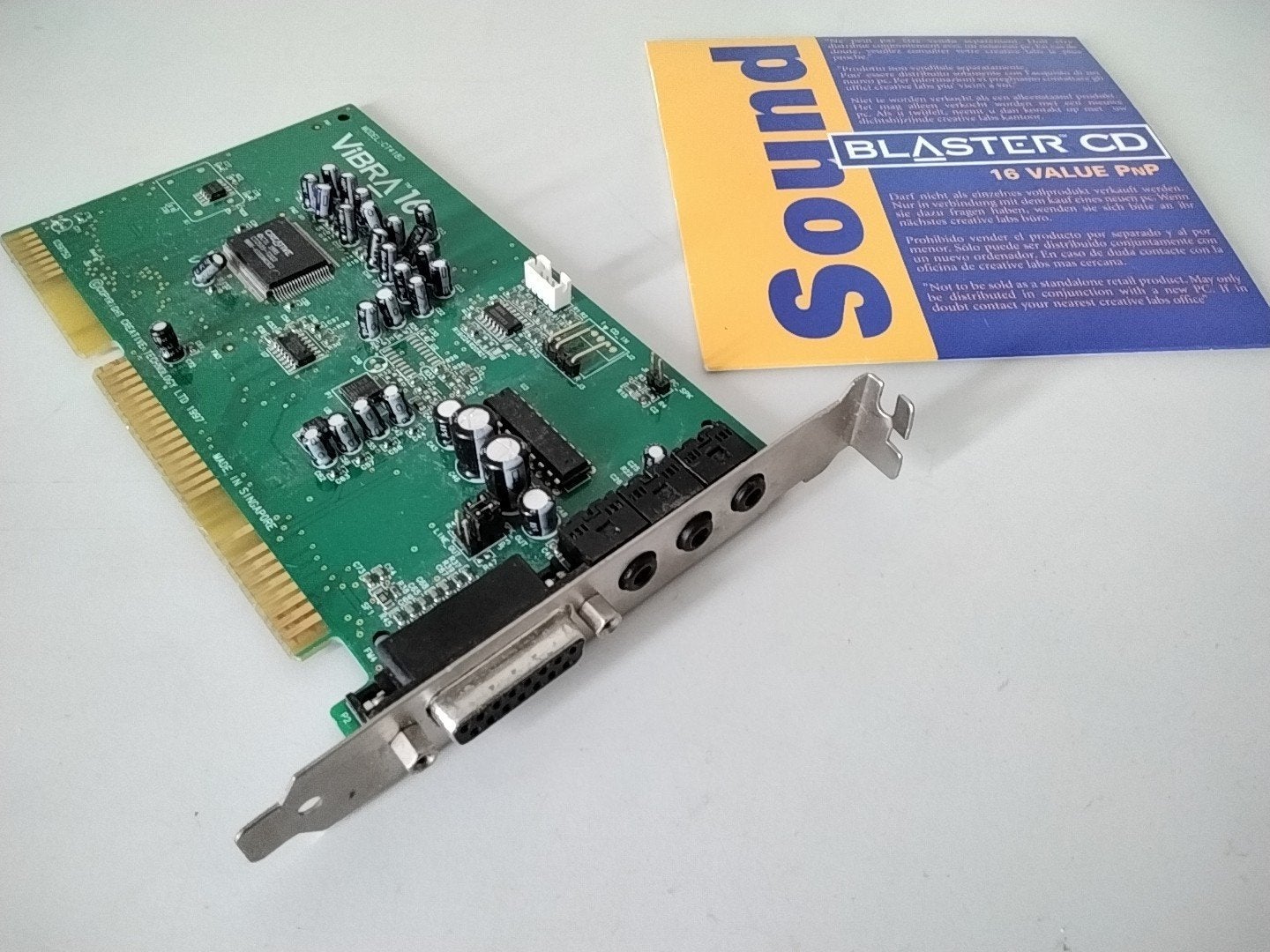 Creative Soundblaster 16 CT4180 ISA geluidskaart, Ophalen of Verzenden