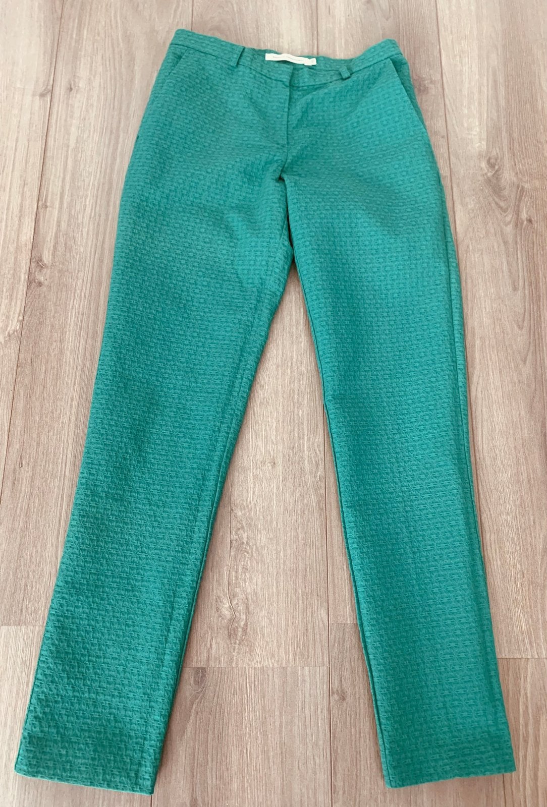 Groene pantalon, Nathalie Vleeschouwer, maat xs, Kleding | Dames, Ophalen, Zo goed als nieuw, Maat 34 (XS) of kleiner, Lang
