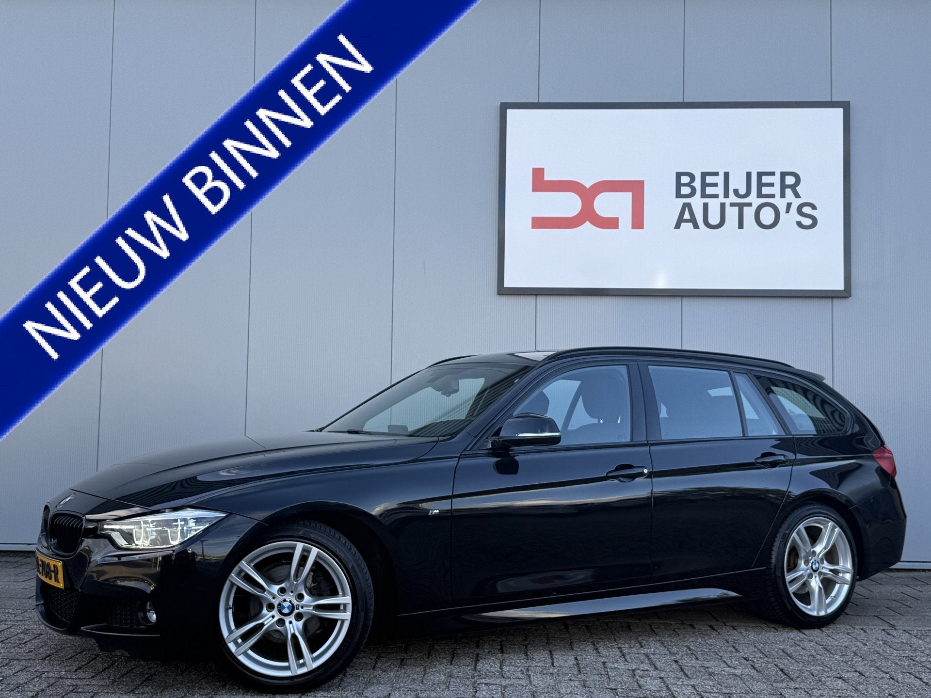 BMW 3 Serie Touring 318i Executive Automaat M-Pakket, Dealer onderhouden, Gebruikt, Euro 6, Zwart