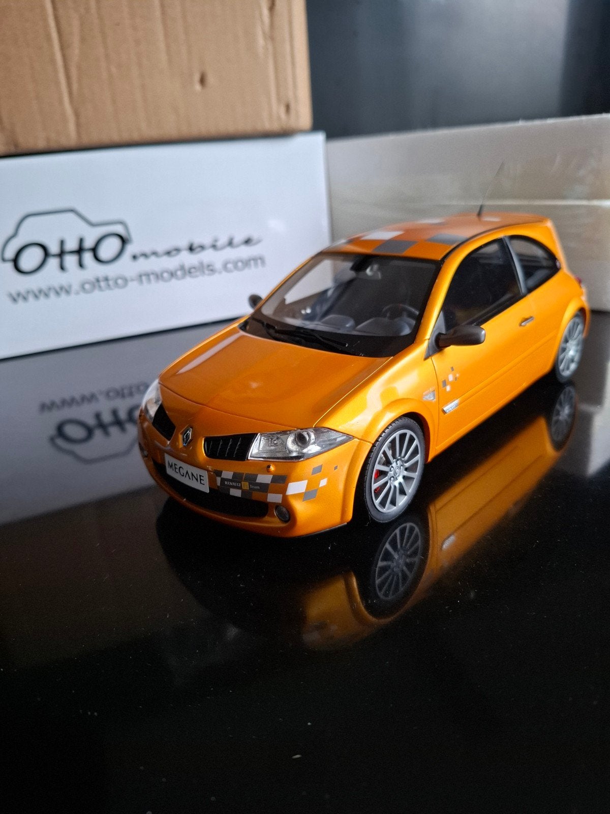 Ottomobile Renault Megane 2RS Geel 1:18 Limited Edition, Ophalen of Verzenden