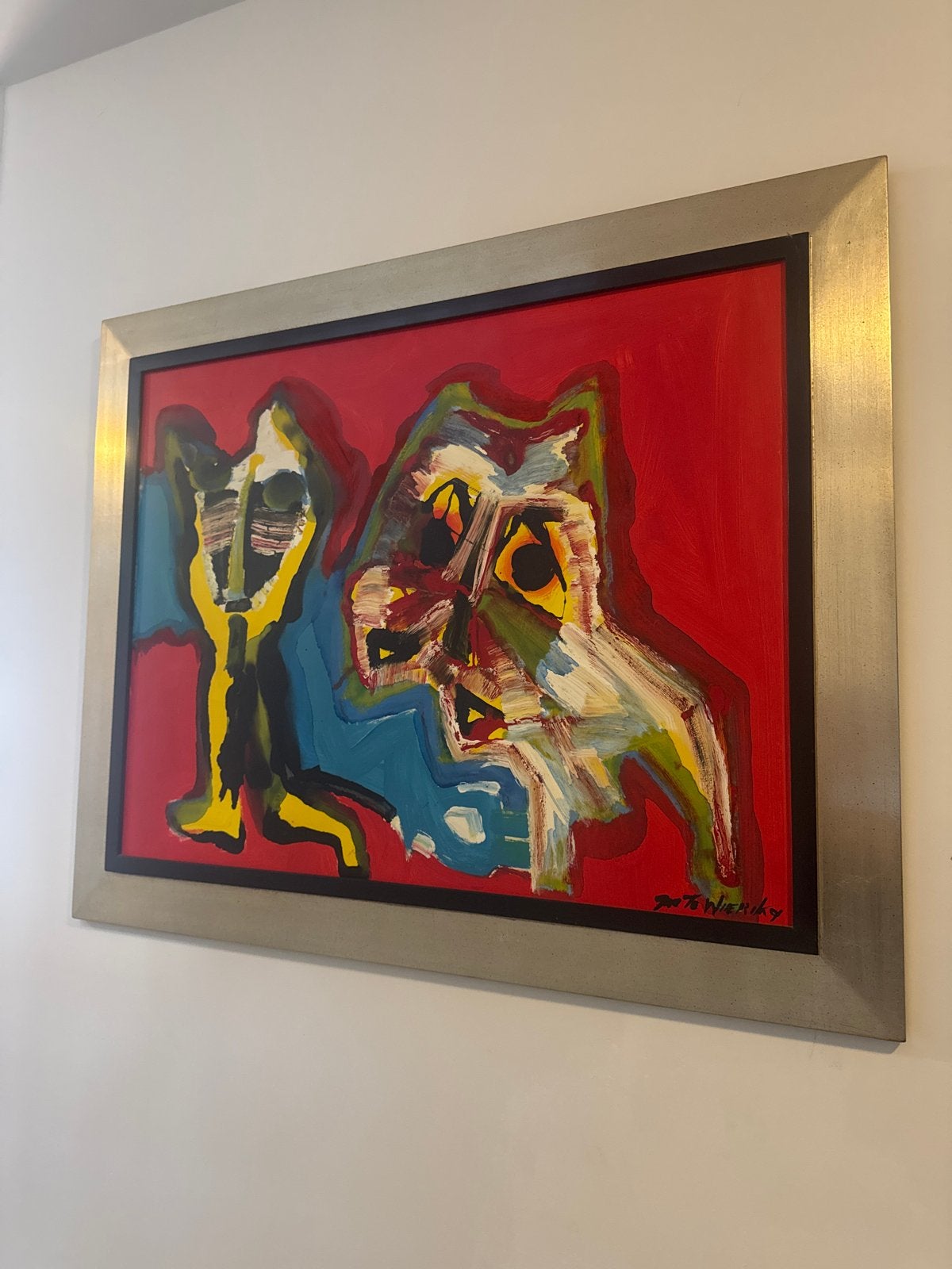 Jan te Wierik - Abstract Schilderij met Taxatierapport, Ophalen