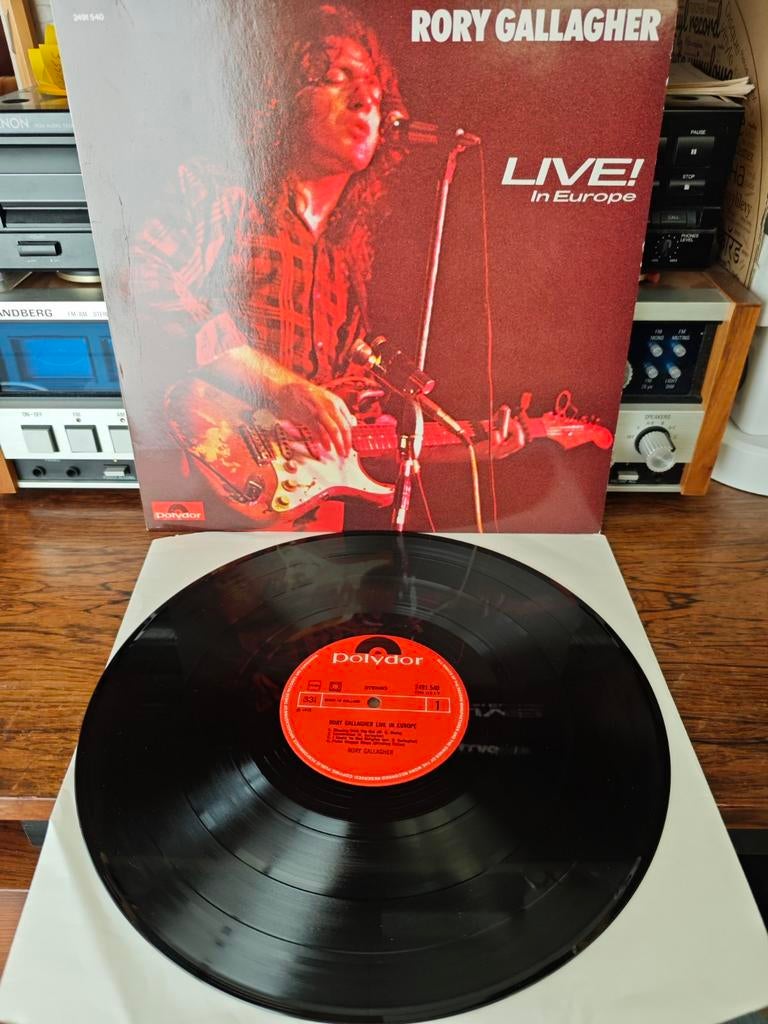 Rory Gallagher - Live! In Europe LP (1972) Polydor, Gebruikt, Ophalen of Verzenden, 1970 - 1979, 12 inch