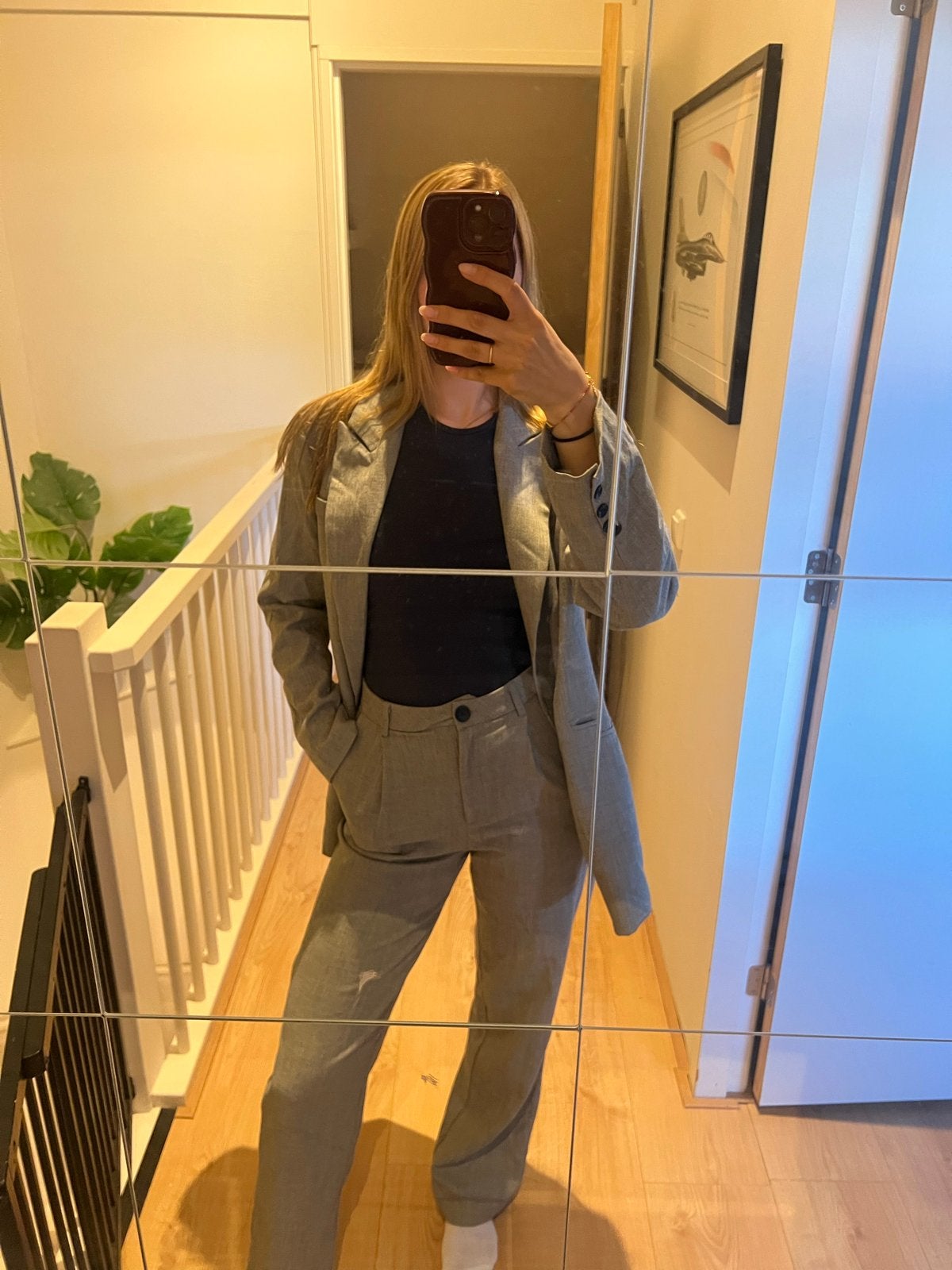 Loavies Blazer (M) en Pantalon (S) Set, Maat 38/40 (M), Kostuum of Pak, Ophalen of Verzenden, Zo goed als nieuw