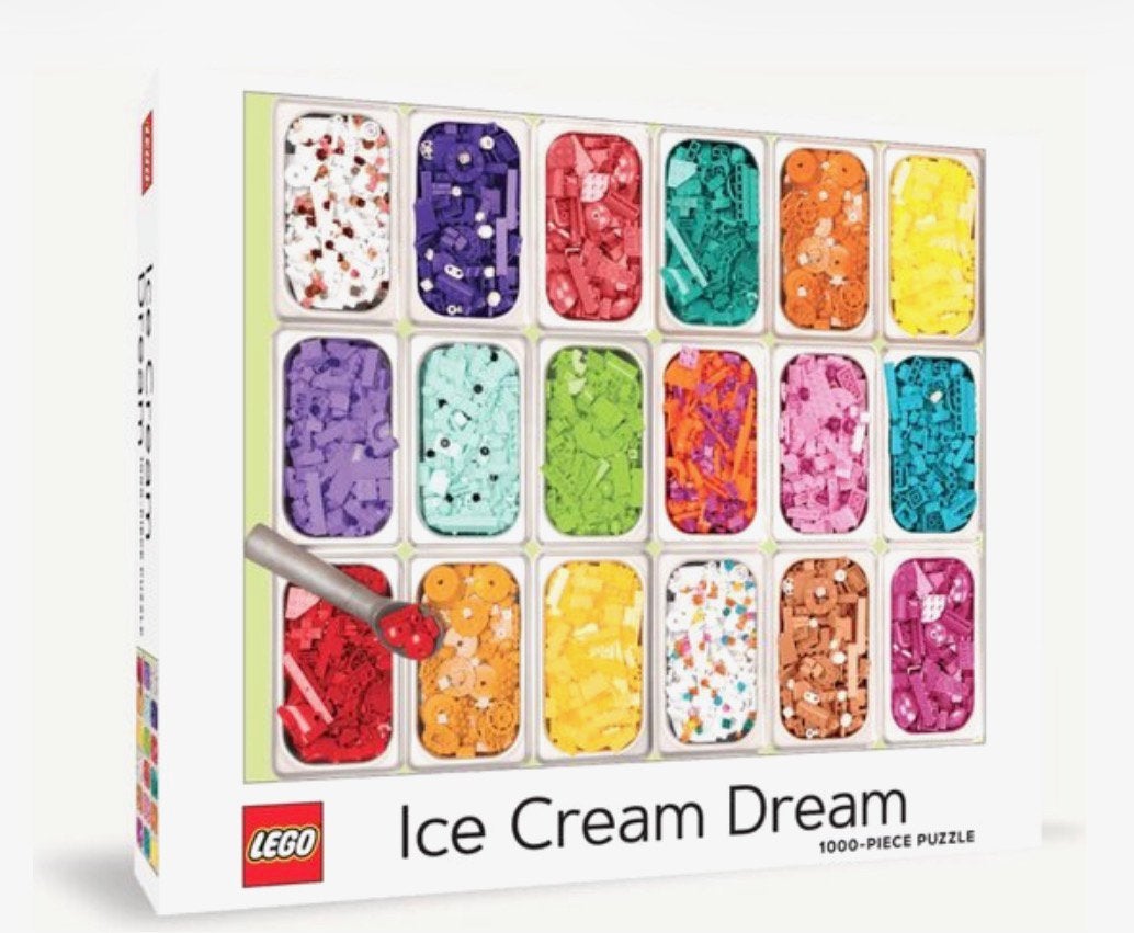 LEGO Ice Cream Dream Puzzel - 1000 stukjes, Ophalen of Verzenden, 500 t/m 1500 stukjes, Zo goed als nieuw, Legpuzzel