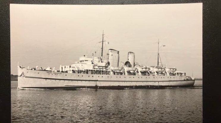 EMPIRE PARKESTON  - veerboot troepen  Hoek van Holland, Ophalen of Verzenden