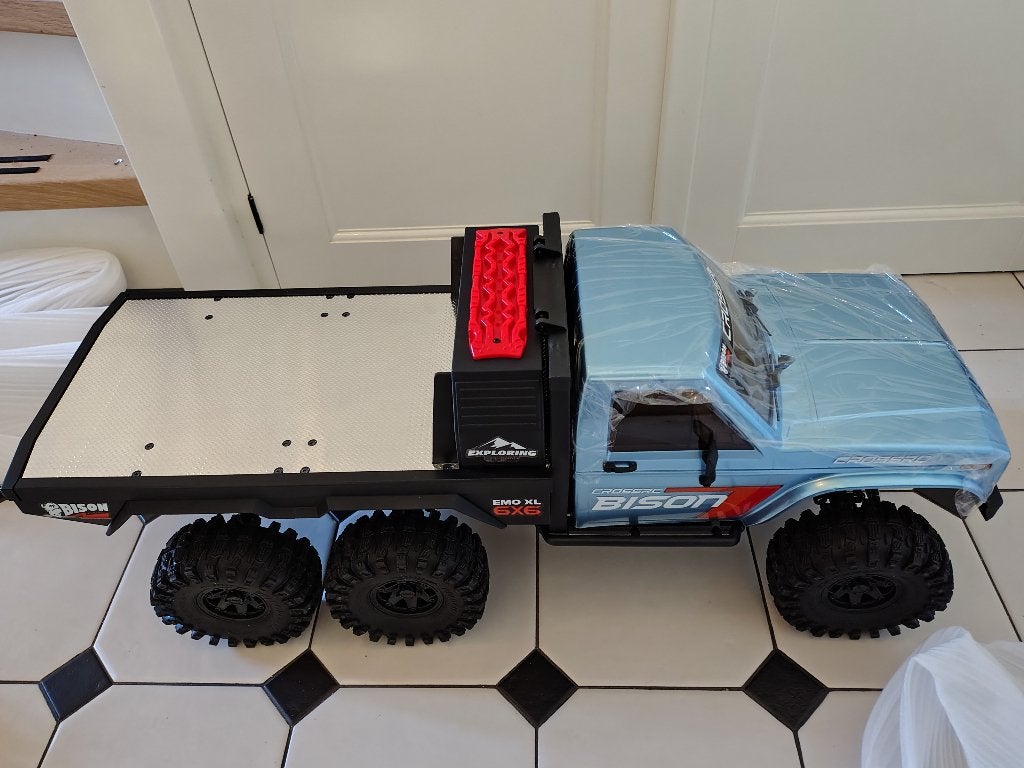 CrossRC EMO XL 6x6 Rc Auto RTR 1:8 Flatbed Crawler RTR Nieuw, Elektro, CrossRC, Auto offroad, Nieuw