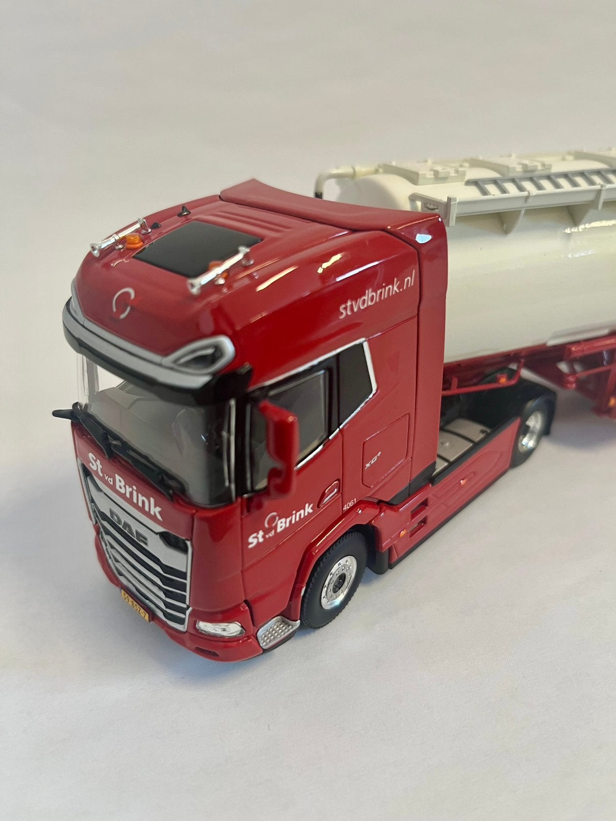St vd Brink DAF XG+ met bulkoplegger 1:50, Hobby en Vrije tijd, Modelauto's | 1:50, Nieuw, Tolweg 15 Ermelo, Ophalen of Verzenden