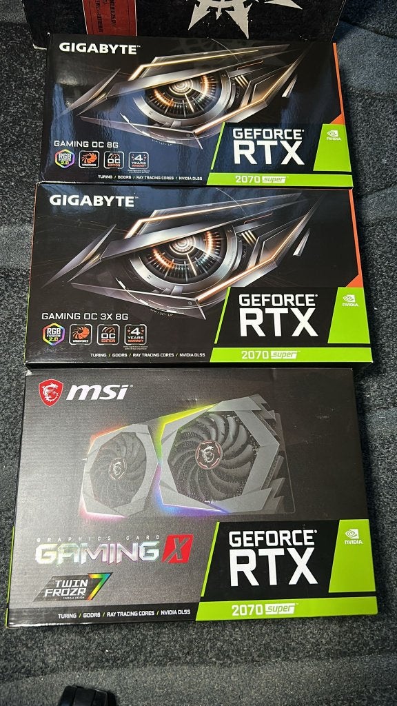 ASUS 2070 Super  8GB / Gigabyte 2070 Super 8GB     225.- ps, Ophalen of Verzenden, Zo goed als nieuw, GDDR6, PCI-Express 3