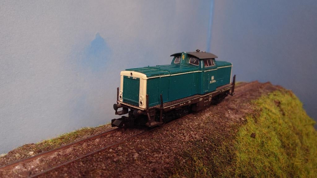 Fleischmann 7231 DB BR 212 381-8 Diesel Locomotief, Hobby en Vrije tijd, Modeltreinen | N-Spoor, Gebruikt, Fleischmann, Ophalen of Verzenden