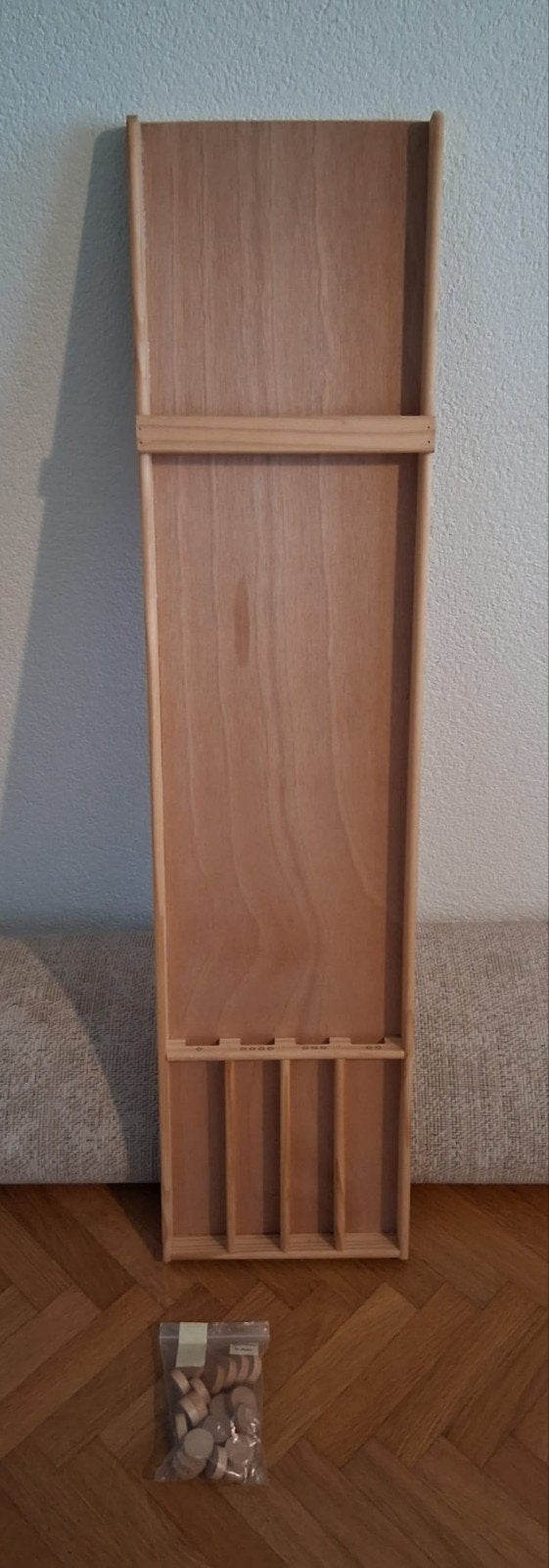 Kindersjoelbak 120x28.5cm - Nieuwstaat met 22 stenen, Ophalen, Zo goed als nieuw, Overige typen