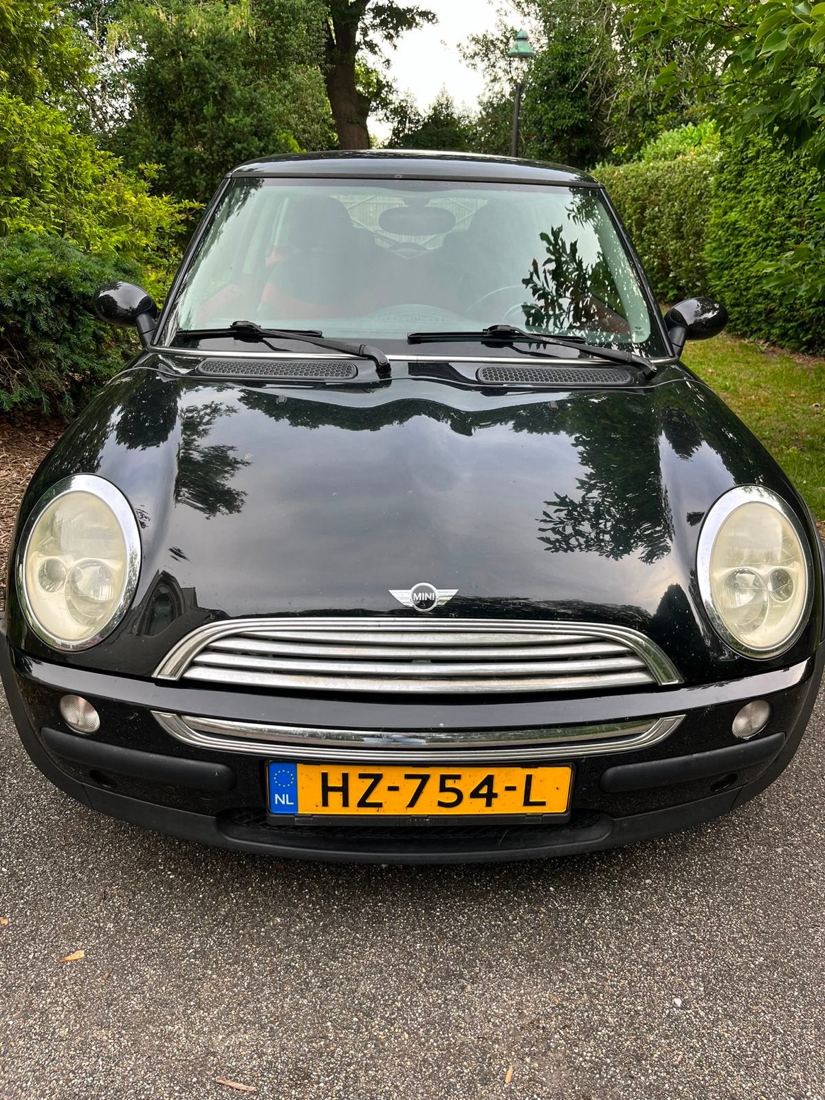 Gave Mini One met rode bekleding en panorama dak, Auto's, Mini, Voorwielaandrijving, Stof, Overige carrosserieën, 4 stoelen