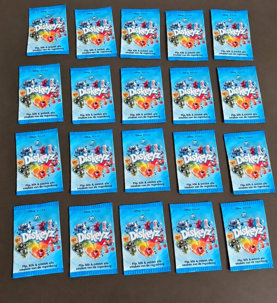 20x (of 60x) Diskeyz Diskey actie Disney Ah Albert Heijn, Verzamelen, Supermarktacties, Albert Heijn, Ophalen of Verzenden