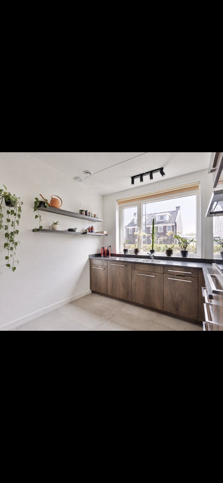Complete keuken gebruikt., Gebruikt, Overige materialen, Bruin, Hoekkeuken