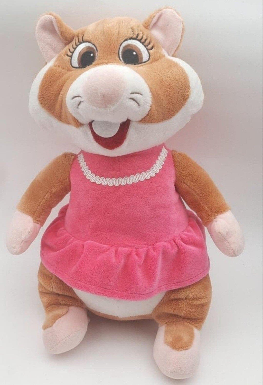AH Grote Moeder Hamster met roze jurk ca. 40cm hoog!, Albert Heijn, Hamster, Ophalen of Verzenden, Zo goed als nieuw