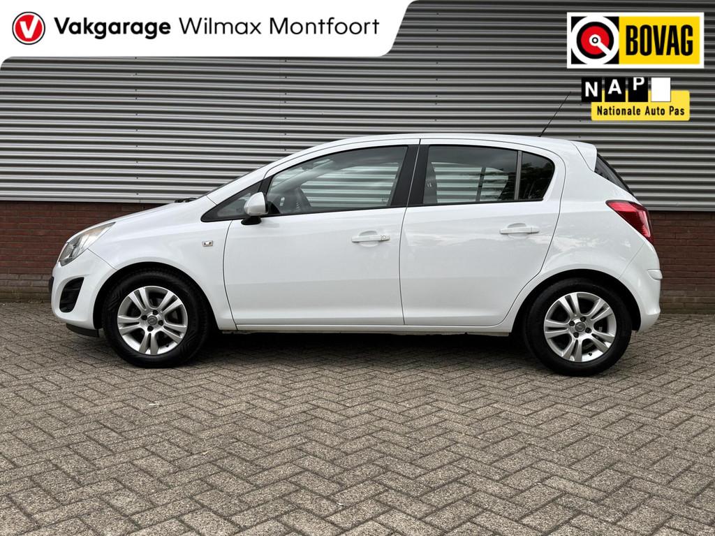 Opel Corsa 1.4-16V Anniversary Edition|Automaat|Airco|5-Deur, Auto's, Opel, Euro 5, Gebruikt, 4 cilinders, Wit