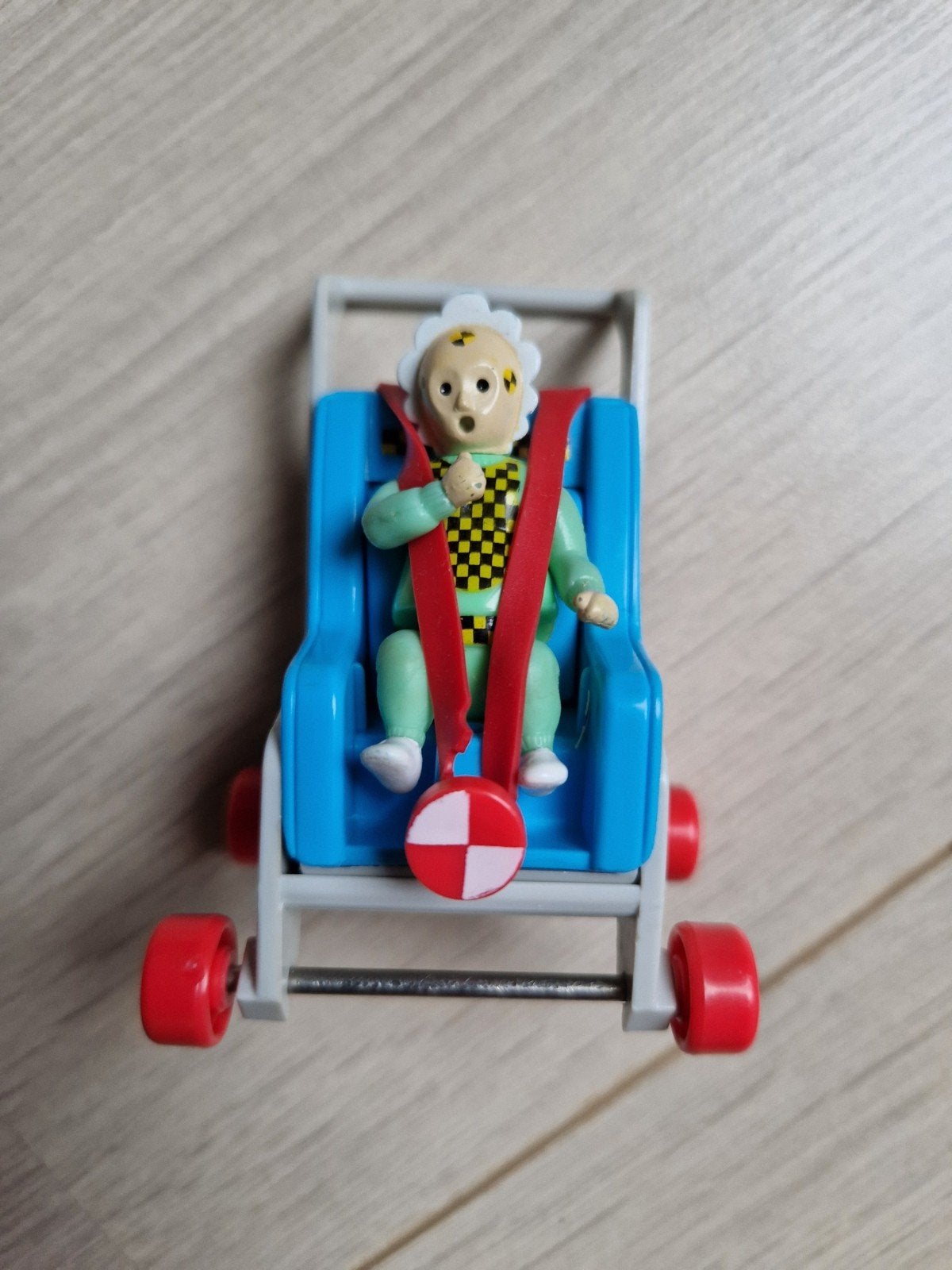1992 the crash test dummies skid the kid with stroller tyco, Verzamelen, Speelgoed, Ophalen of Verzenden
