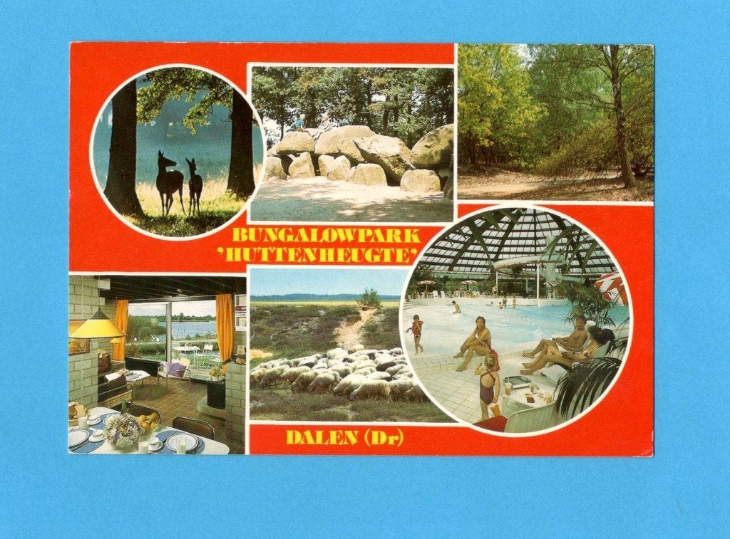 Dalen Bugalowpark "Huttenheugte ", Verzamelen, Verzenden, 1980 tot heden, Gelopen, Drenthe