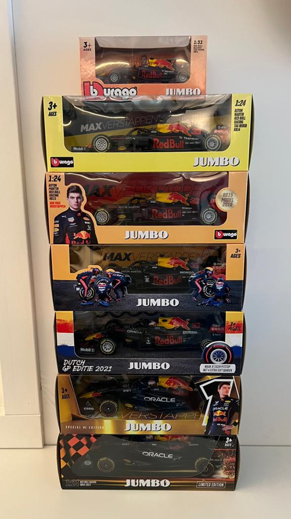 Jumbo serie verstappen, Ophalen, Zo goed als nieuw, Bburago