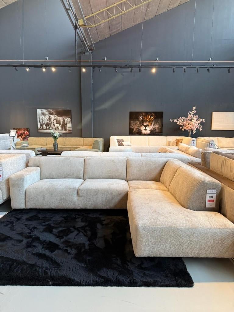 Snel leverbaar | Hoekbank lounge Boucle | Comfor | Utrecht, Ophalen, 250 tot 300 cm, Info@trendvortex.com, 4131 NH