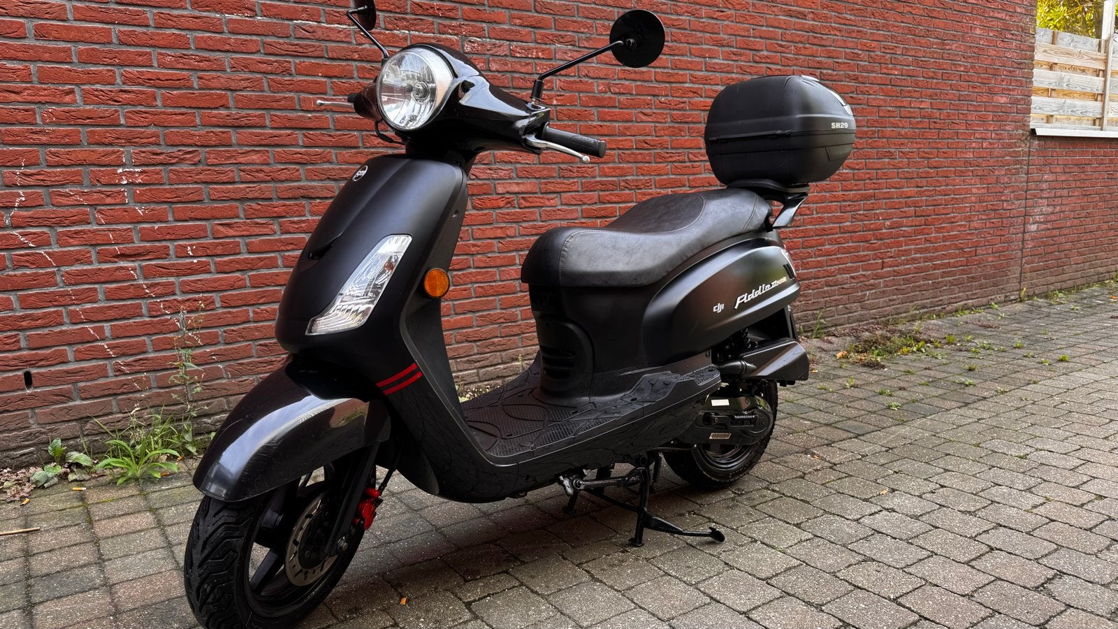 Sym Fiddle II 50S Mat Zwart - Zo goed als nieuw!, Fietsen en Brommers, Ophalen, Gebruikt, Overige typen, SYM