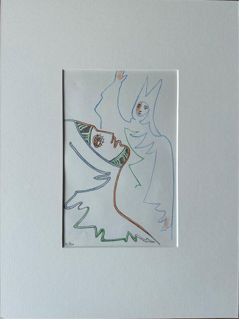 Jean Cocteau litho, Verzenden