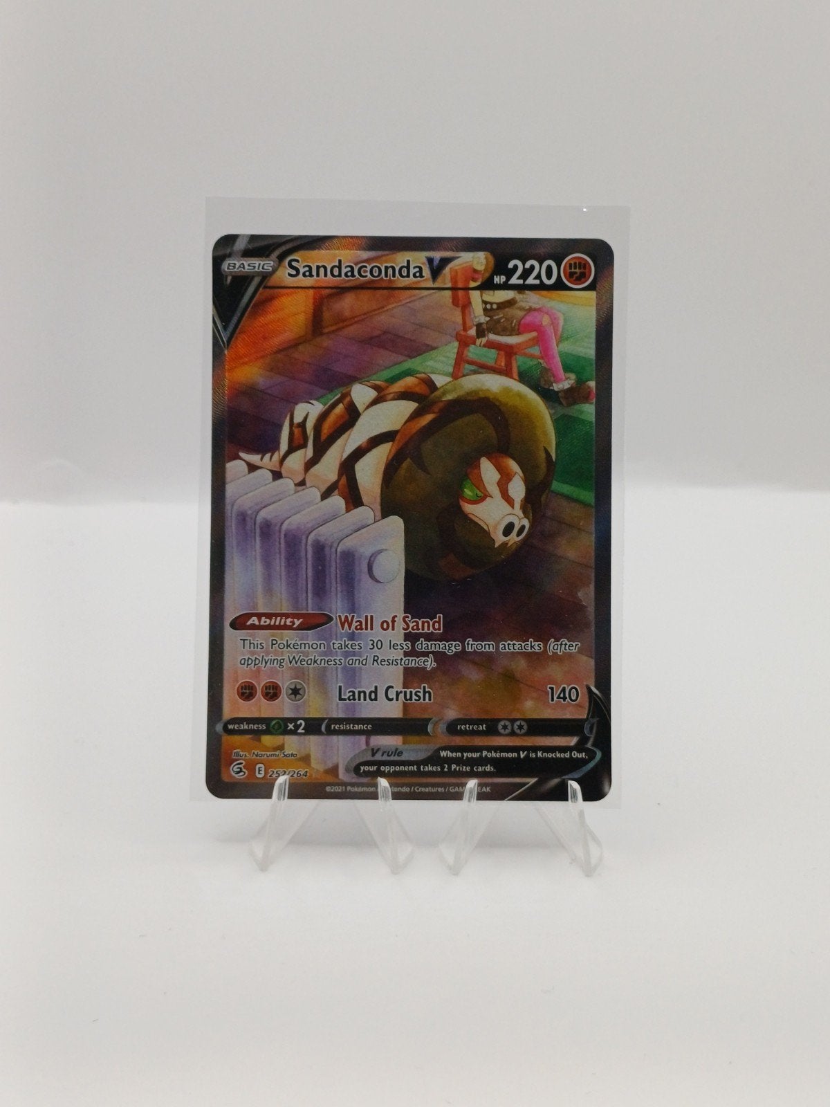 Sandaconda V #252 (Fusion Strike) - NM, Ophalen, Zo goed als nieuw, Losse kaart, Foil