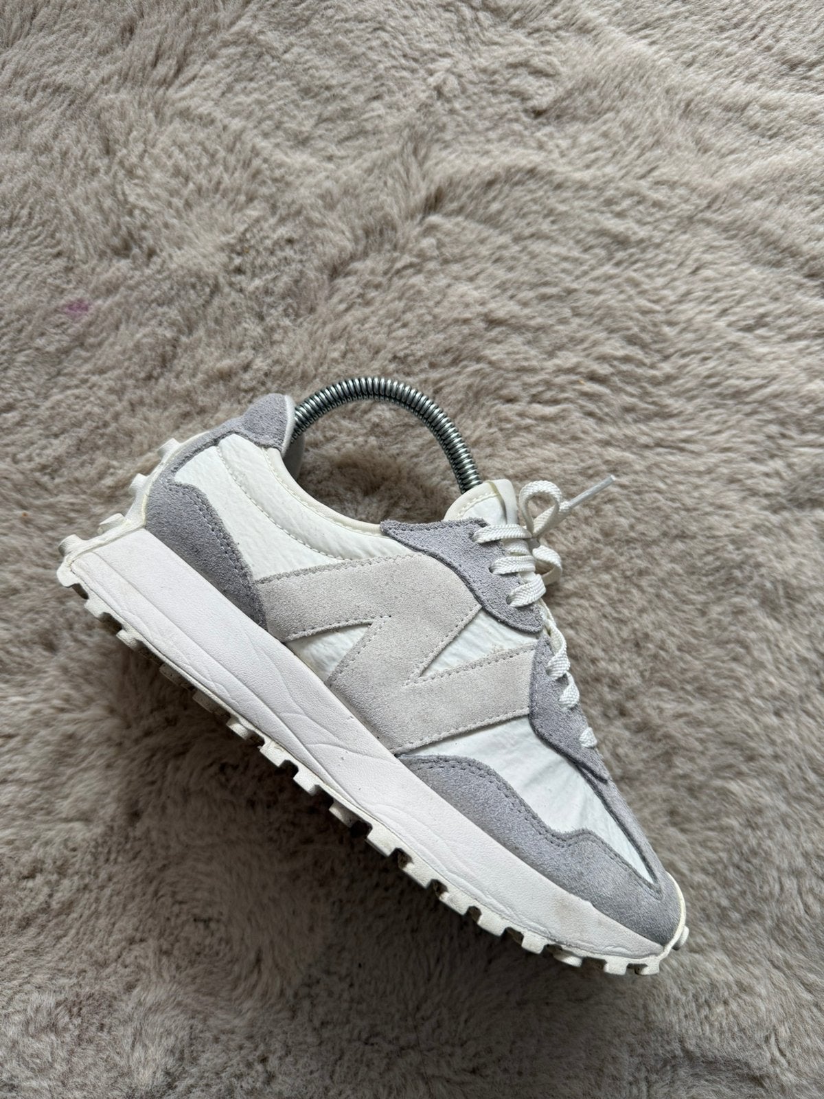 New balance 327 white grey 36.5, Ophalen of Verzenden, Gedragen