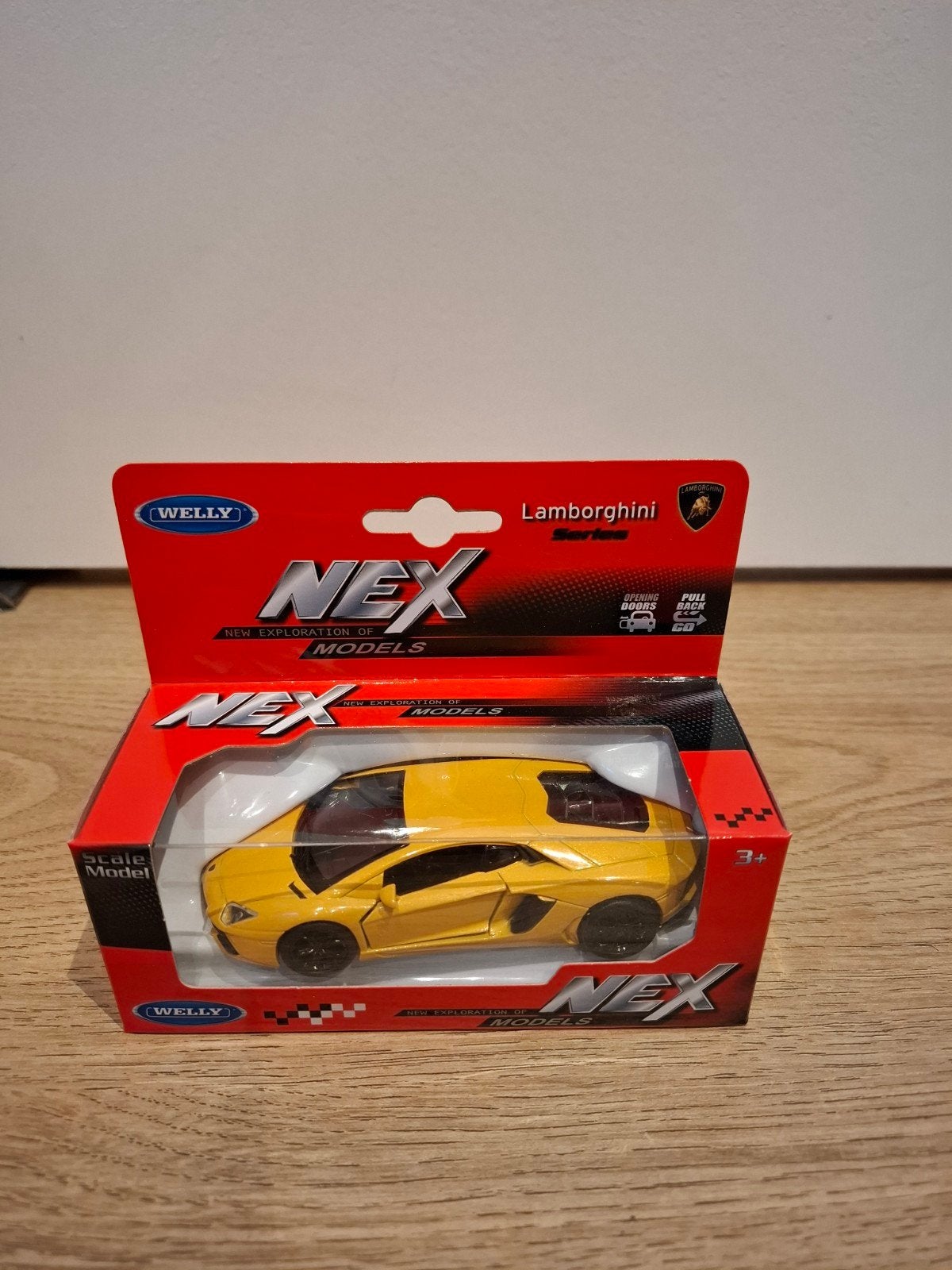 Lamborghini Aventador 1:43 Modelauto - Welly NEX, Ophalen of Verzenden, Nieuw, Auto, Overige merken