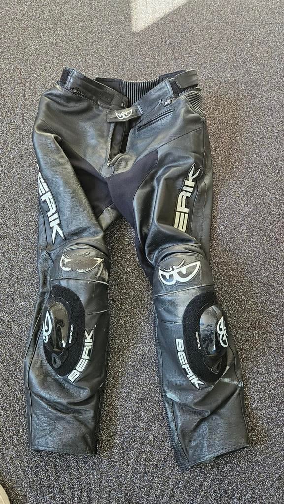 Berik leer motor broek, Motoren, Kleding | Motorkleding, Ophalen of Verzenden, Tweedehands, Broek | leer