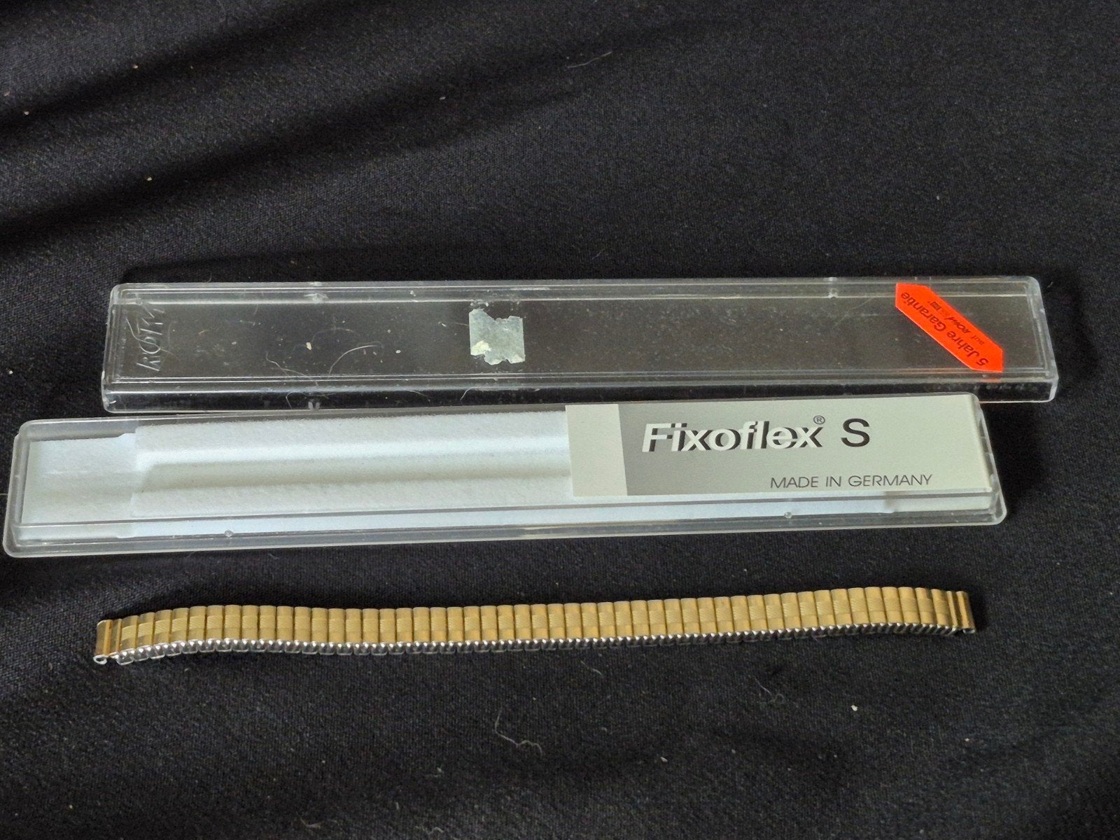 Fixoflex S Rowi horlogeband HiTec gold 385154 8mm GA 12mm, Overige merken, Staal, Polshorloge, Ophalen of Verzenden