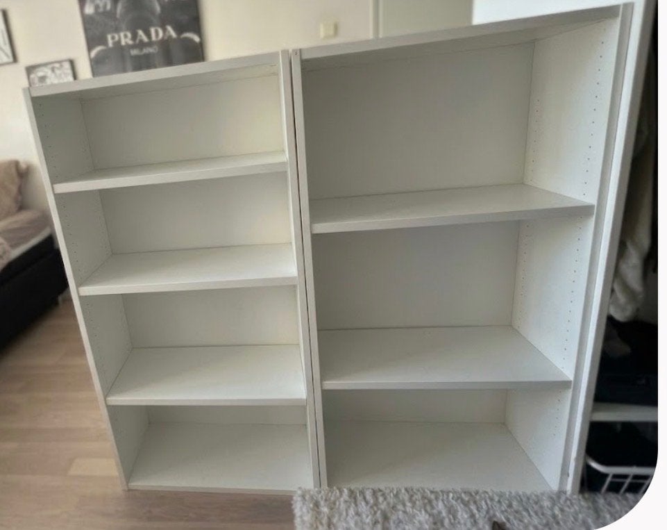 Witte kasten met planken, Ophalen, Gebruikt, 100 tot 150 cm, 50 tot 100 cm