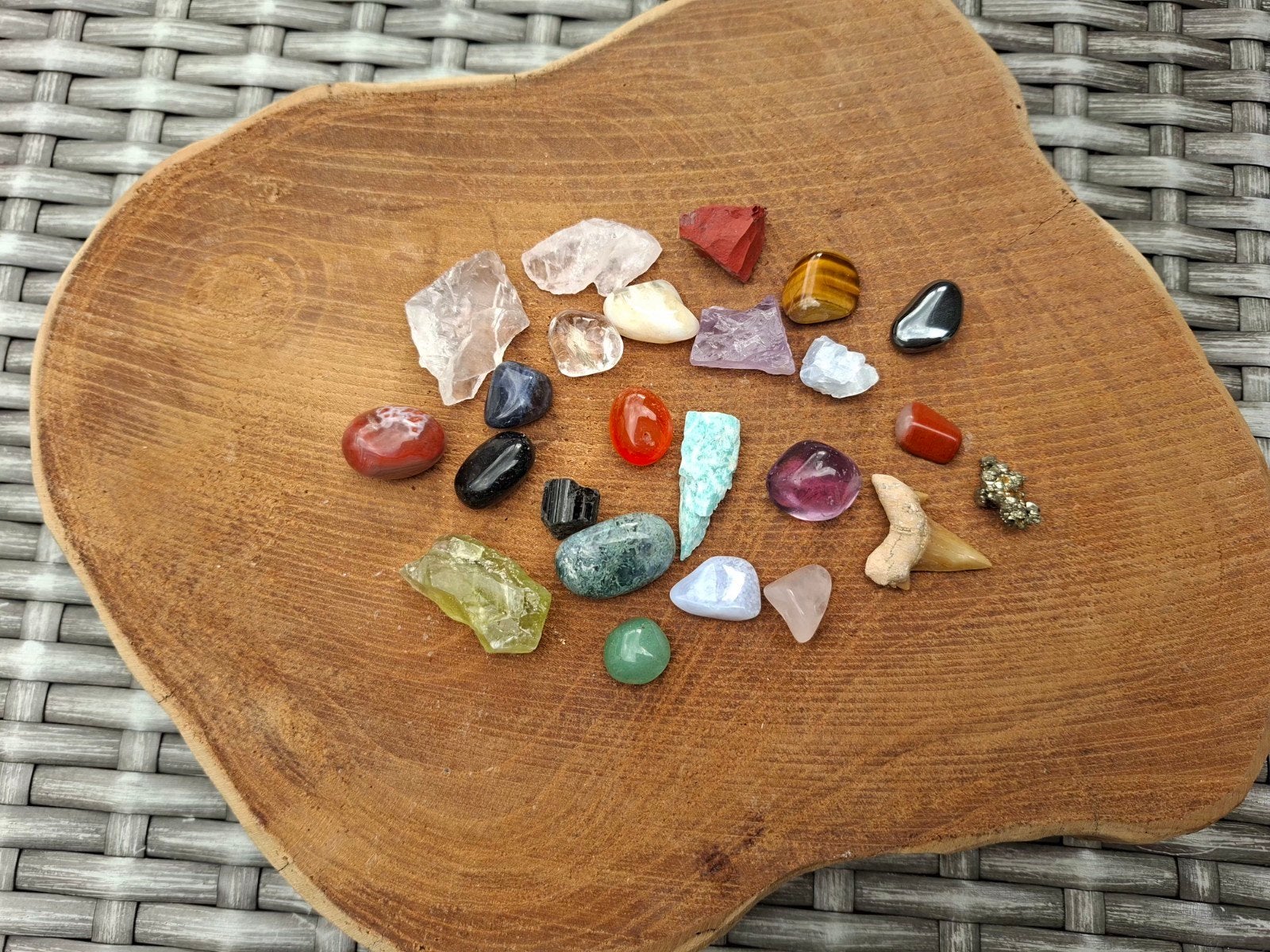 verzameling mineralen edelstenen mini, Ophalen of Verzenden