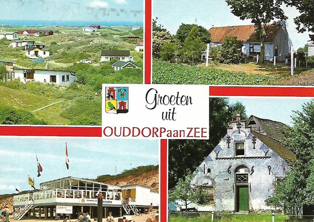 Ouddorp- -4-luik, Verzenden, 1980 tot heden, Gelopen, Zuid-Holland