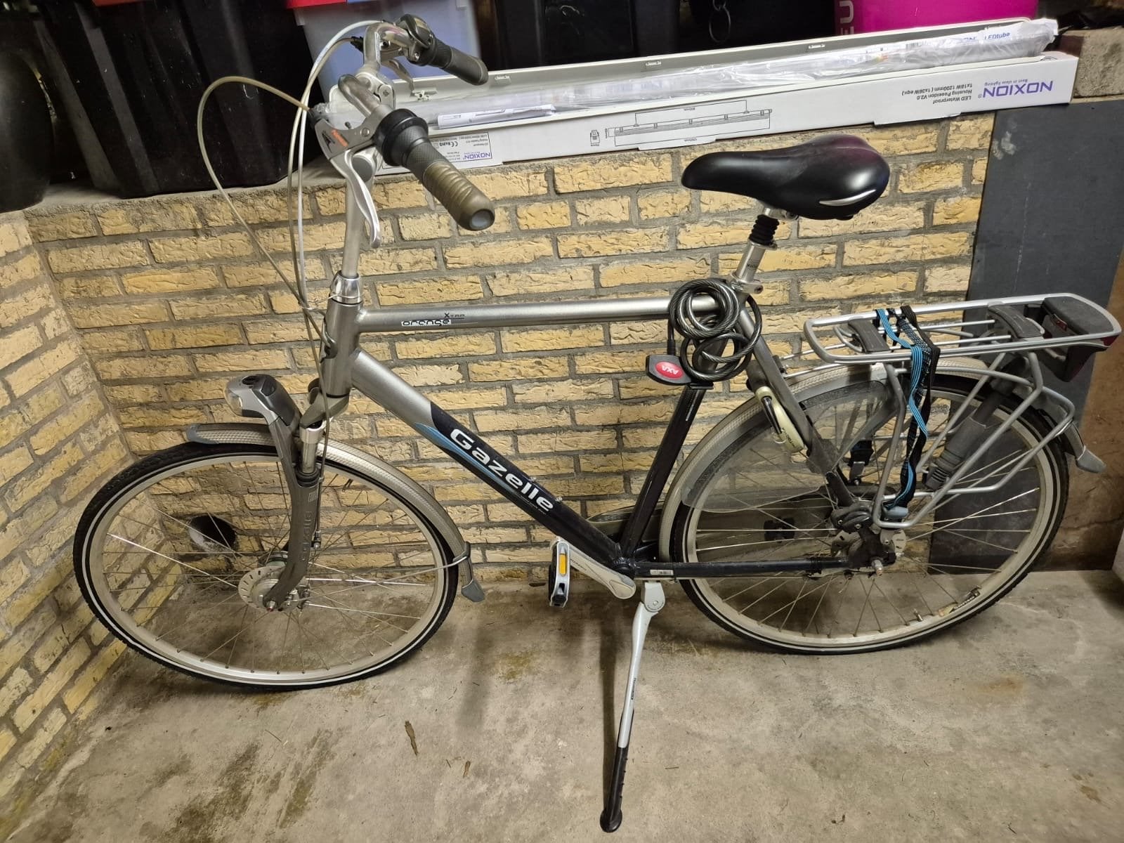 Gazelle Orange Xtra Herenfiets - Comfortabel en Betrouwbaar, Ophalen, Gebruikt, Velgrem, Versnellingen