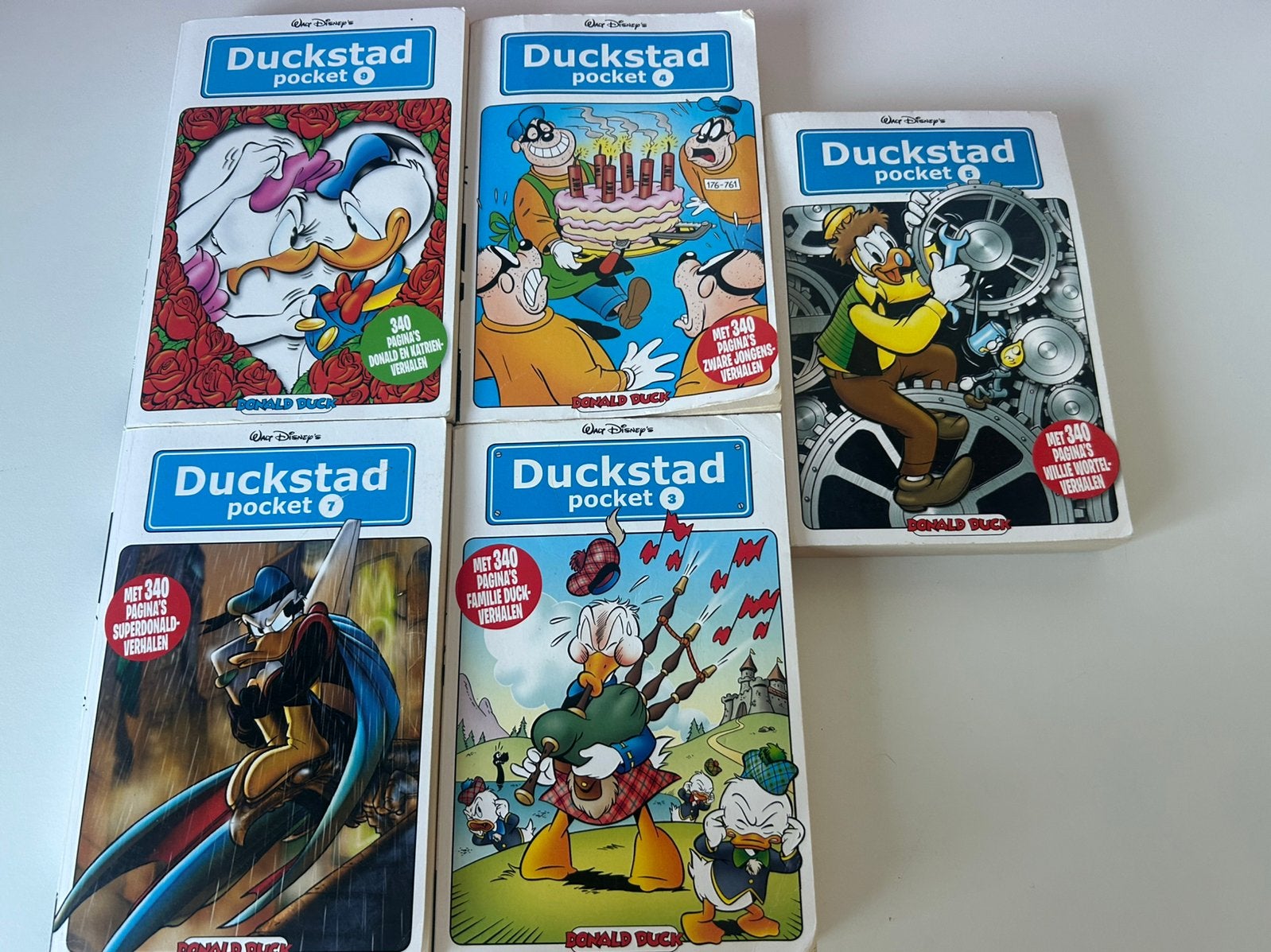 5x Donald duck duckstad pocket, Meerdere comics, Ophalen of Verzenden, Gelezen, Europa