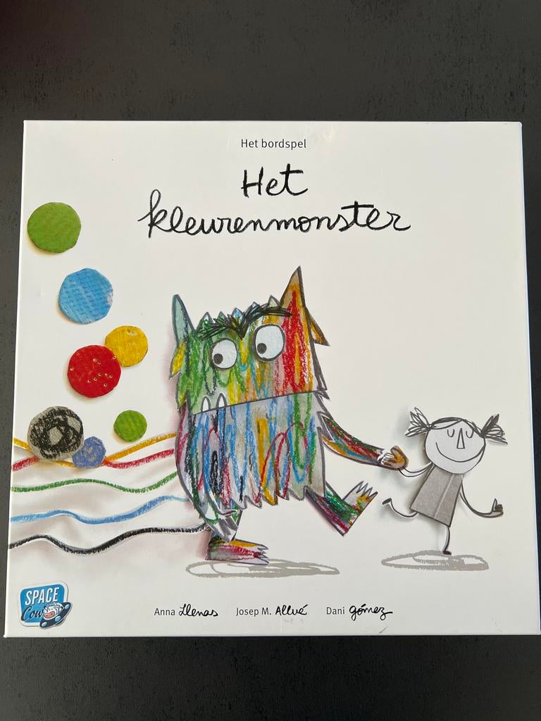 Het Kleurenmonster - Educatief bordspel voor kinderen, Een of twee spelers, Ophalen, Zo goed als nieuw